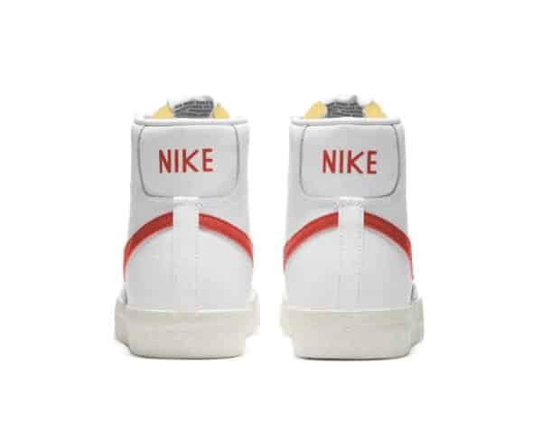 Nike Blazer Mid 77 Vintage White Red Logo – Image 3