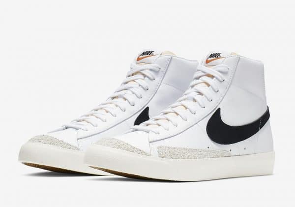 Nike Blazer Mid 77 Vintage Blancas Logo Negro – Image 3