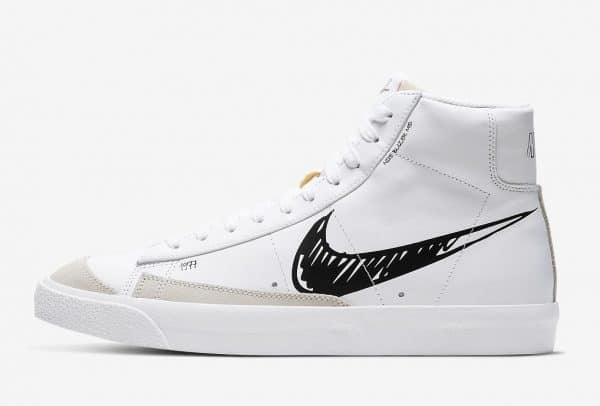 Nike Blazer Mid 77 Vintage Blancas Logo Pintado