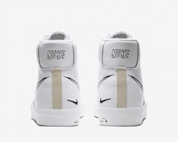 Nike Blazer Mid 77 Vintage Blancas Logo Pintado – Image 4