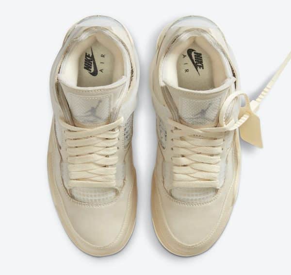 Nike Air Jordan 4 Off-White Sail - immagine 3