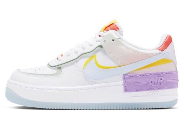 Nike Air Force Shadow White Hydrogen Blue