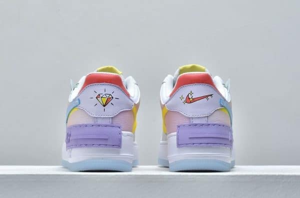 Nike Air Force Shadow White Hydrogen Blue - immagine 4