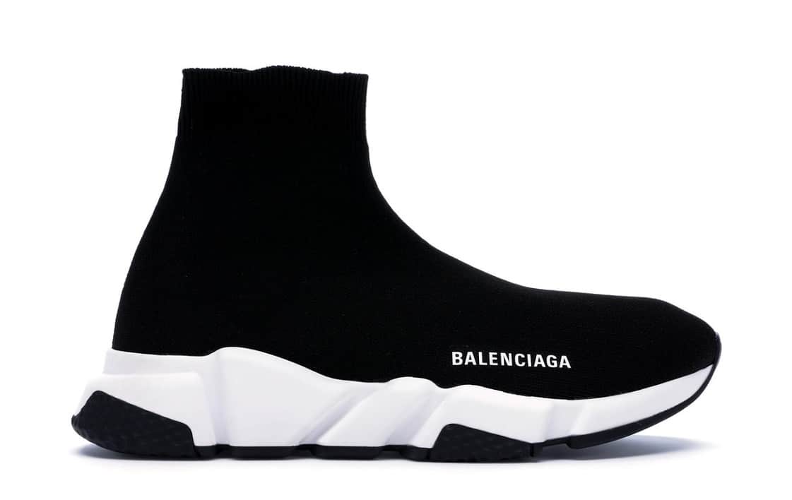 black and white balenciaga race runners