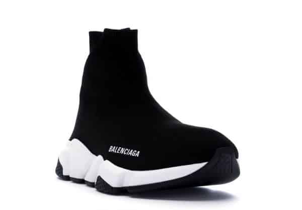 Balenciaga Speed Trainer Black White Sole - Image 2
