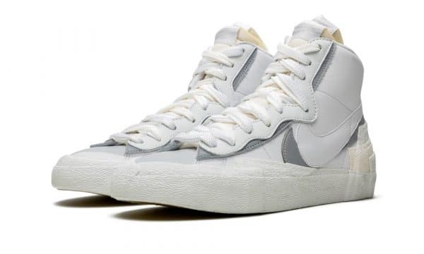 Nike Blazer Mid Sacai White Grey – Image 2