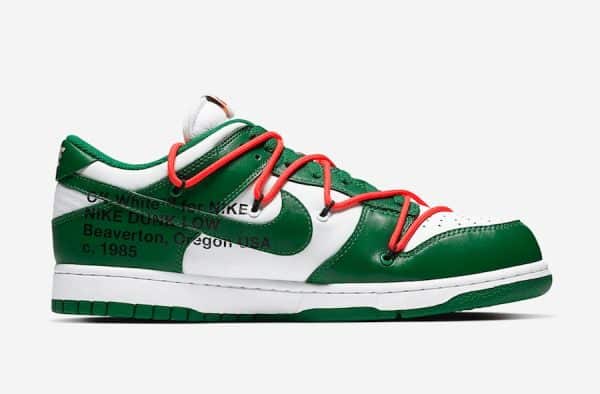 Nike SB Dunk Low Off-White Pine Green - Imagen 2