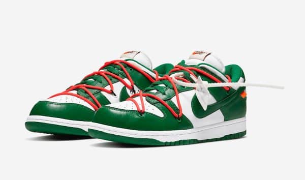 Nike SB Dunk Low Off-White Pine Green - Imagen 3