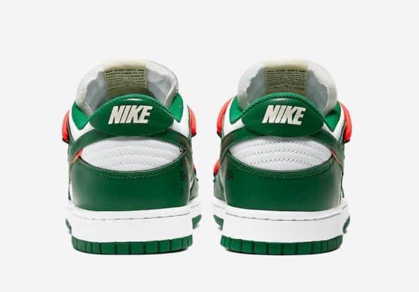 Nike SB Dunk Low Off-White Pine Green - Imagen 4