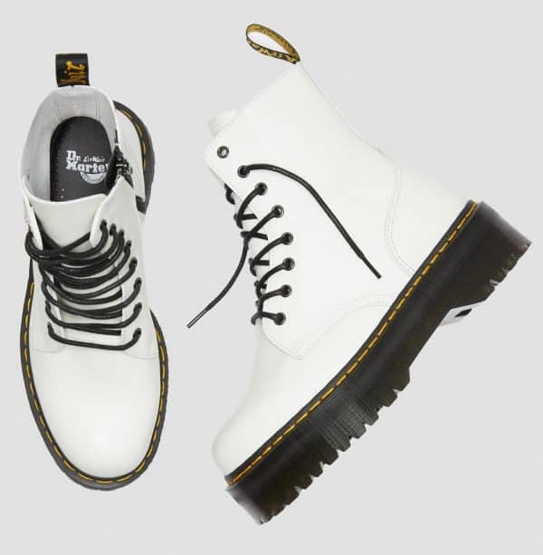 Dr. Martens 1460 Jadon Smooth Platform White - immagine 4