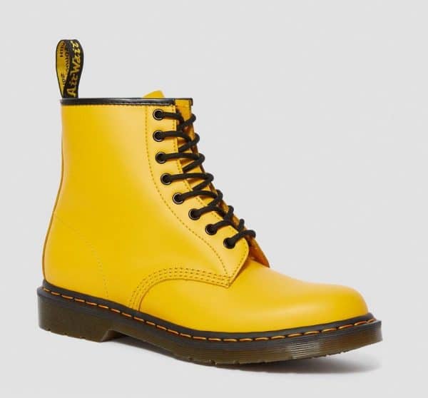 Dr. Matens 1460 Smooth Ankle Boots Yellow - immagine 2