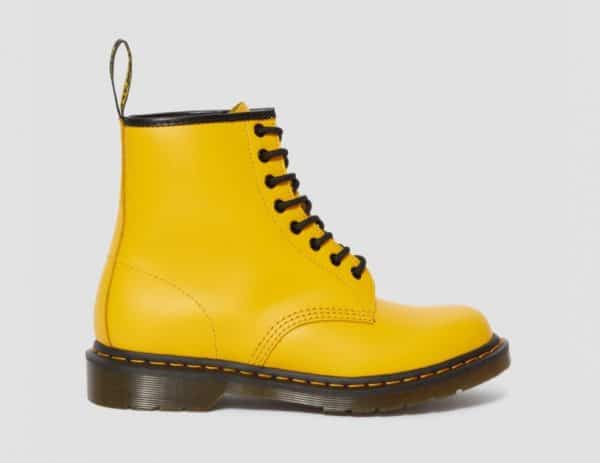Dr. Matens 1460 Smooth Ankle Boots Yellow