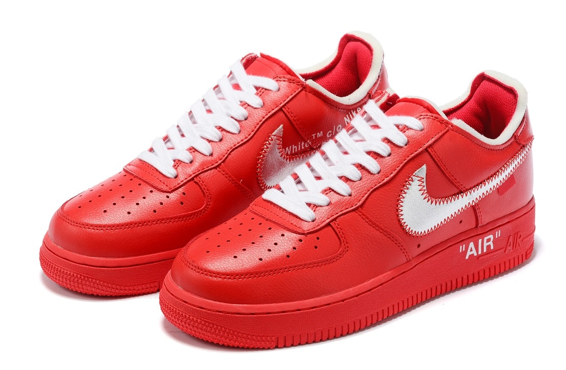 red air force 1 off white