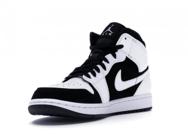 Nike Air Jordan 1 Mid White Black - Imagen 4