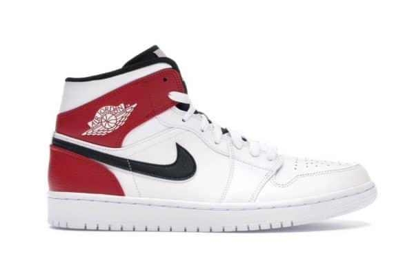 Nike Air Jordan 1 Mid White Red - immagine 4