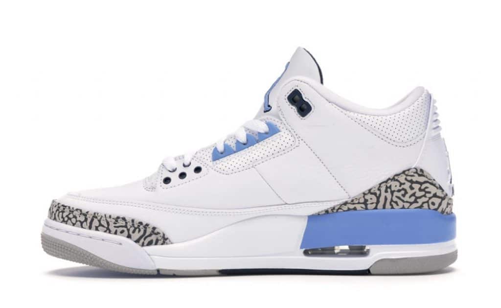 Nike Air Jordan 3 Retro White UNC