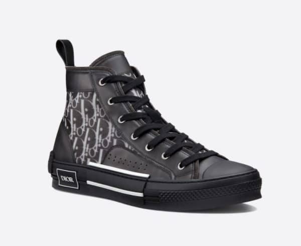 High Dior Oblique B23 Black Leather - Imagen 2