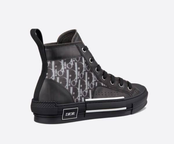 High Dior Oblique B23 Black Leather - Imagen 3