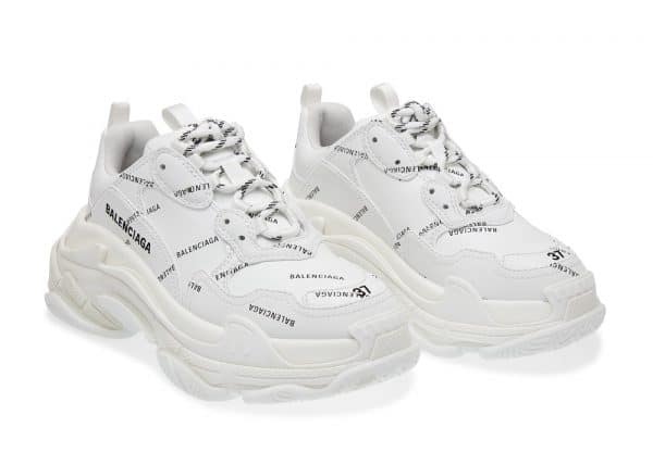 Balenciaga Triple S 490 White Logo - immagine 3