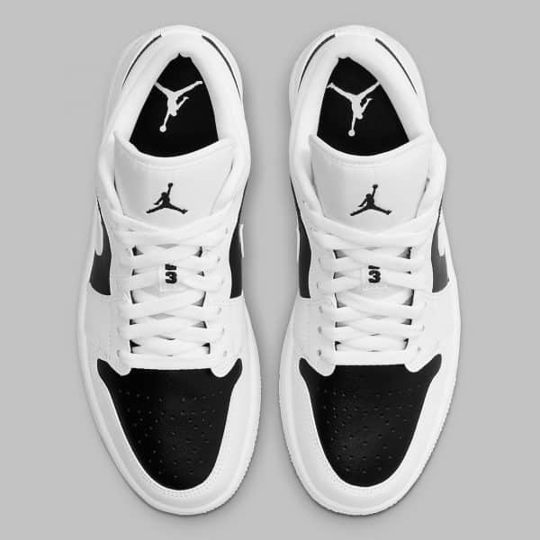 Nike Air Jordan 1 Low White Black - Imagen 3