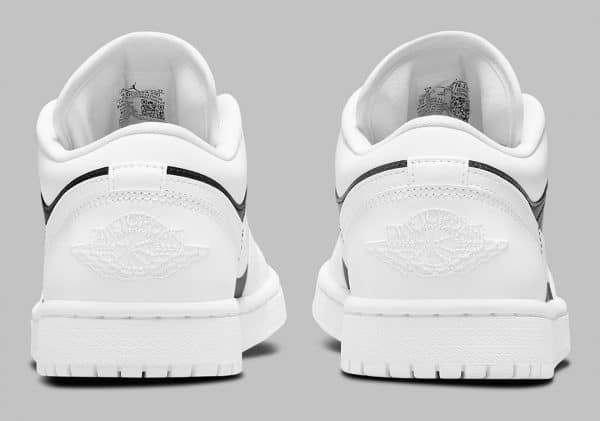 Nike Air Jordan 1 Low White Black - Imagen 2