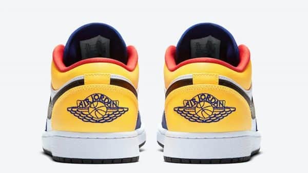 Jordan 1 Low White Navy Yellow - Image 4