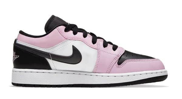 Nike Air Jordan 1 Low White Light Artic Pink - Image 2