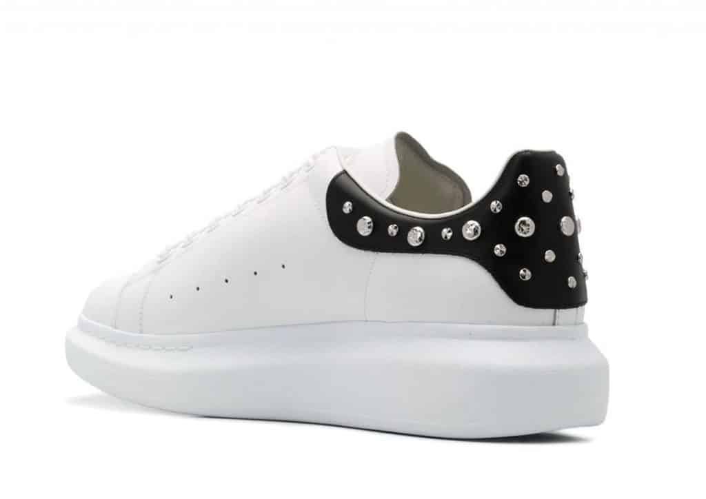 ALEXANDER MCQUEEN Sole White Black Taks