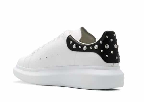 ALEXANDER MCQUEEN Sole White Black Taks