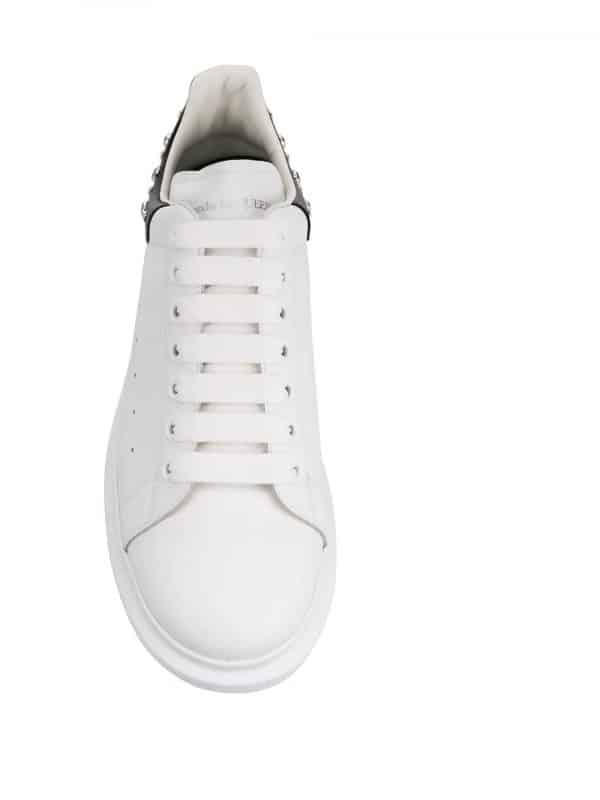 ALEXANDER MCQUEEN Sole White Black Taks - Image 2
