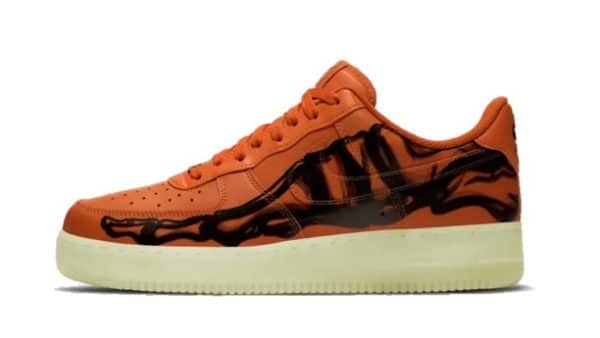 Nike Air Force 1 Skeleton Orange