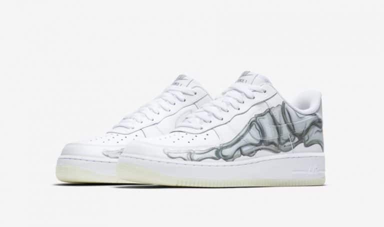af1 skeleton white
