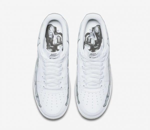 Nike Air Force 1 Skeleton White - Imagen 4