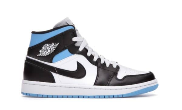 Nike Air Jordan 1 MID University Black White - Imagen 2