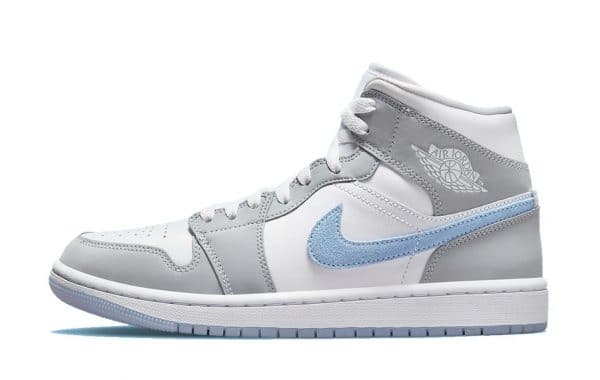 Nike Air Jordan 1 Mid Wolf Grey Aluminum