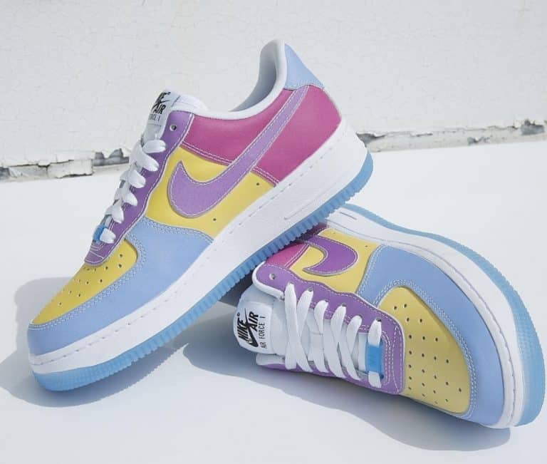 nike air force 1 uv reactive colour changing trainers