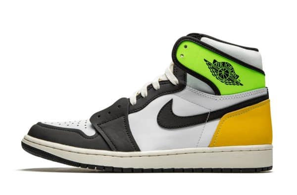 Nike Air Jordan 1 Retro High White Black Volt University Gold