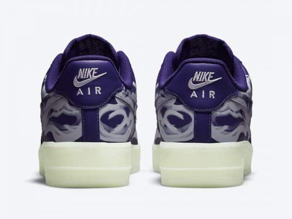 Nike Air Force 1 Skeleton Blue - Image 2