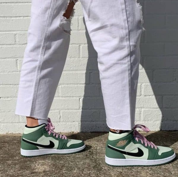 Nike Air Jordan 1 Mid Dutch Green - Imagen 5
