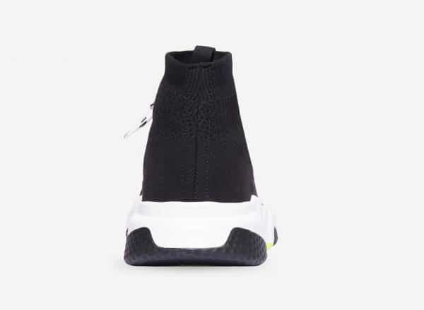 Balenciaga Speed Trainer Lace Up Black Yellow – Image 3