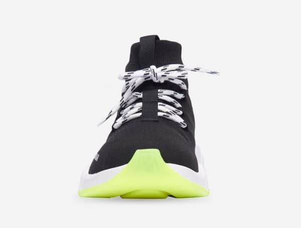 Balenciaga Speed Trainer Lace Up Black Yellow – Image 2