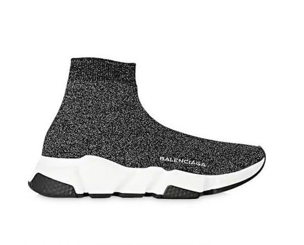 Balenciaga Speed Trainer Black Glitter