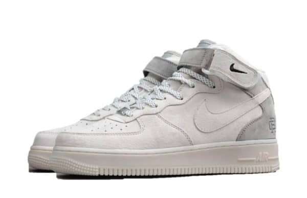 Nike Air Force AL Mid Reigning Champ White Grey