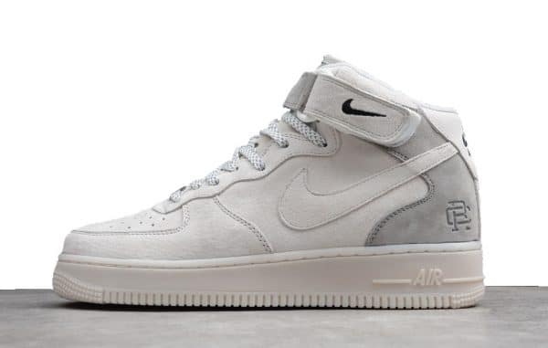 Nike Air Force AL Mid Reigning Champ White Grey - Image 2
