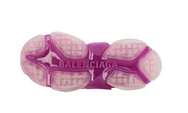 Balenciaga Triple S Clear Sole White Pink - Imagen 5