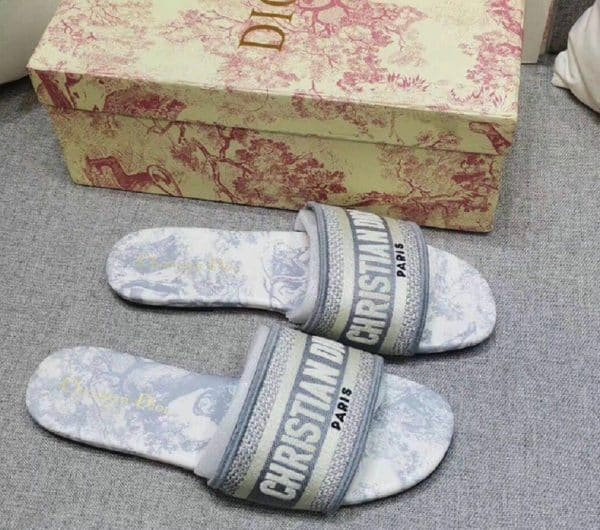 Dior Mule Dway  Grey Stamped – Image 2