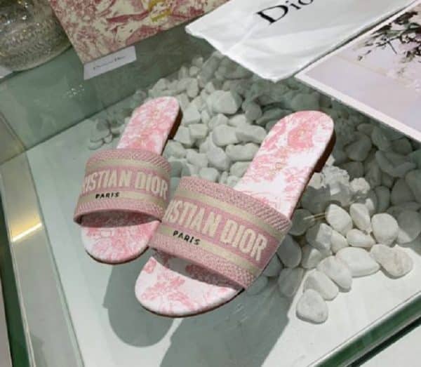 Dior Mule Dway  Pink Stamped – Image 2