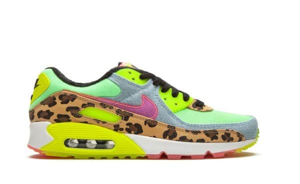 Nike Air Max 90 lX Denim Leopard Print – Image 2