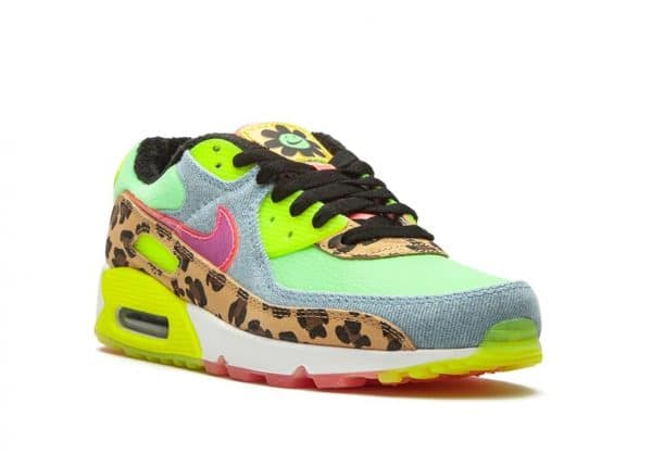 Nike Air Max 90 lX Denim Leopard Print – Image 3