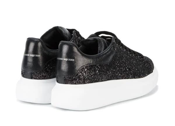 Alexander McQueen Oversized Sneaker Glitter Black - Image 2